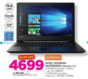 Intel Celeron Notebook IDEAPAD 110