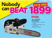 Ryobi 36cc Petrol Chainsaw