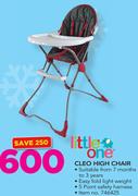 Little One Cleo High Chair