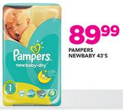 Pampers Newborn-43's Pack
