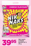 Nik Naks Cheese Baler-50x20g