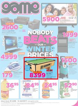 Game Botswana : Nobody Beats Our Winter Prices (29 June - 12 July 2017), page 1