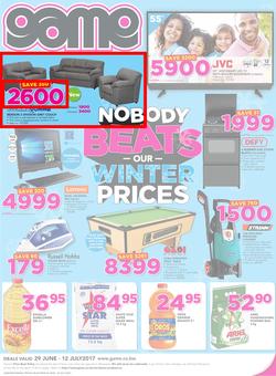 Game Botswana : Nobody Beats Our Winter Prices (29 June - 12 July 2017), page 1