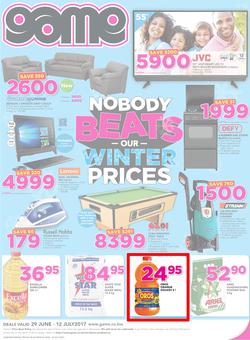 Game Botswana : Nobody Beats Our Winter Prices (29 June - 12 July 2017), page 1