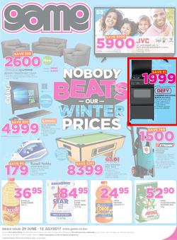 Game Botswana : Nobody Beats Our Winter Prices (29 June - 12 July 2017), page 1
