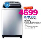 Samsung 15Kg Dual wash Washing Machine WA15J5730SS F