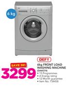 Defy 6Kg Front Load washing Machine DAW374