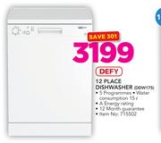 Defy 12 Place Dishwasher DDW175