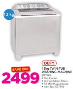 Defy 13Kg Twin Tub Washing Machine DTT165    