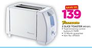 Pineware 2 Slice Toaster PET-201
