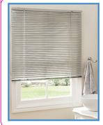 Decorland Ready Made 25MM Aluminium Venetian Blinds Silver-1000 W x 1000 H mm