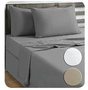 Sheraton Double Fitted Sheet & Pillowcase Set-Each