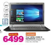 Lenovo 15.6" Intel Core i3 Notebook IDEAPAD 100