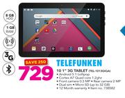 Telefunken 10.1" 3G Tablet TEL-1013GIQA