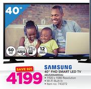 Samsung 40" FHD Smart LED TV 40J5200ARXXA