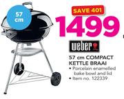 Weber 57cm Compact Kettle Braai