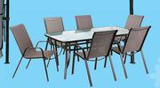 Out & About Brown Textaline Chair-Each