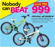Raleigh 16" Or 20" MXR Mountain Bike-Each