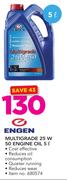 Engen Multigrade 25W 50 Engine Oil-5Ltr