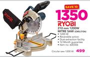 Ryobi 210mm 1200W Mitre Saw CMS-210A