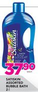 Satiskin Assorted Bubble Bath-2Ltr