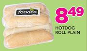 Hotdog Roll Plain