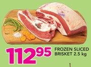 Frozen Sliced Brisket-2.5Kg