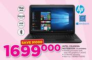 HP Intel Celeron Notebook 15-AY008NI