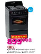 Defy 4 Solid Plate Stove DSS514