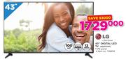 LG 43" Digital LED TV 43LF570T