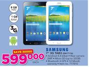 Samsung 7" 3G Tab 3 SM-T116-Each