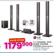LG 5.1 Channel DVD Home Theatre System LHD655 DZAFLL