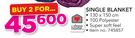 Always Home Single Blanket-For 2