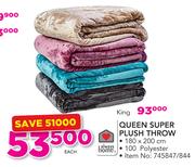 Always Home Queen Super Plush Throw-Each