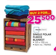 Mainstays Single Polar Fleece Blanket-For 2