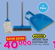 Addis Broom, Mop, Dustpan Set