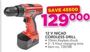 Stramm 12V Nicad Cordless Drill