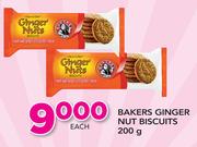 Bakers Ginger Nut Biscuits-200g Each