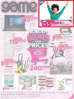Game Nigeria: Nobody beats Our Prices (29 June - 12 July 2017, page 1