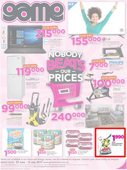 Game Nigeria: Nobody beats Our Prices (29 June - 12 July 2017, page 1