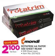 Mondi Rotatrim A4 Paper 500 Sheet Ream-Per Pack