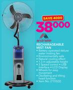 Rechargeable Mist Fan
