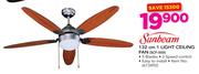 Sunbeam 132Cm 1 Light Ceiling Fan SCF-500