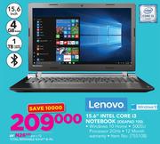 Lenovo 15.6" Intel Core i3 Notebook Ideapad 100