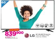 LG 60" 4K LED TV 60UH750