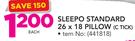 Sleepo Standard 26x18 Pillow