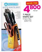 Master Chef 7 Piece Knife Set-Per Set
