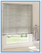 Decorland Ready-Made 25mm Aluminium Venetian Blinds Silver 1600x1600mm