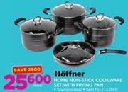 Hoffner Home Non-Stick Cookware Set With Frying Pan-Per Set