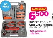 Stramm 60 Piece Toolkit With Case SMM9472